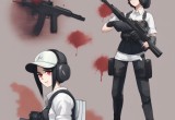 暴躁少女csgo视频一,暴躁少女挑战CSGO，枪战中的热血与激情