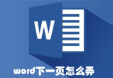 word下一页怎么弄