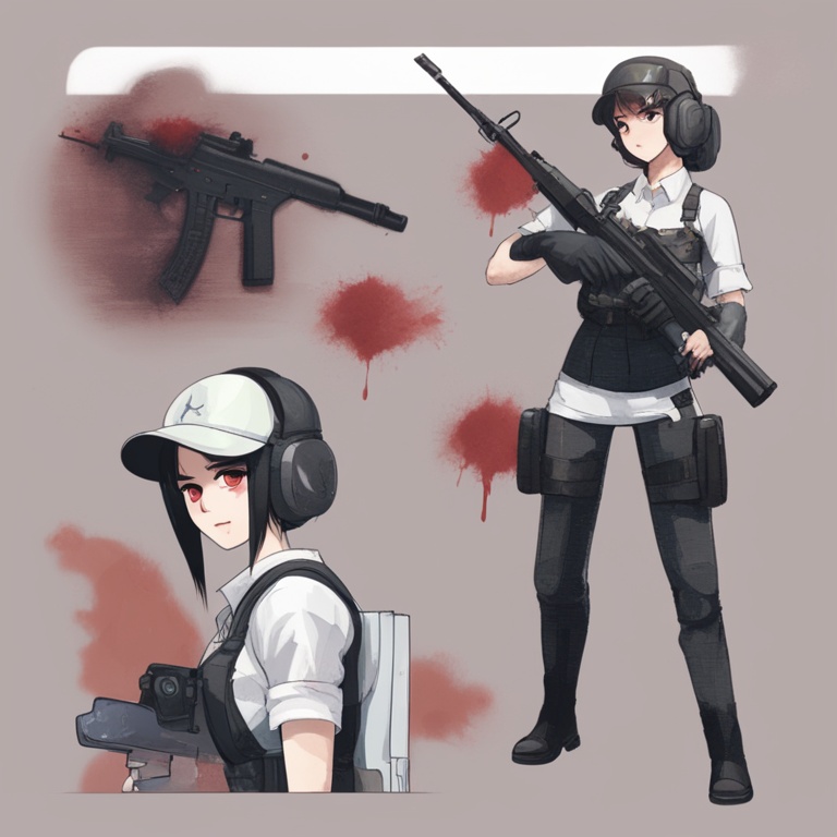 暴躁少女csgo视频一,暴躁少女挑战CSGO，枪战中的热血与激情